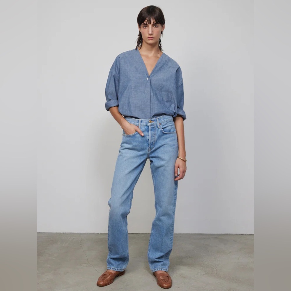 B SIDES Marcel Relaxed Straight Jeans NWT
